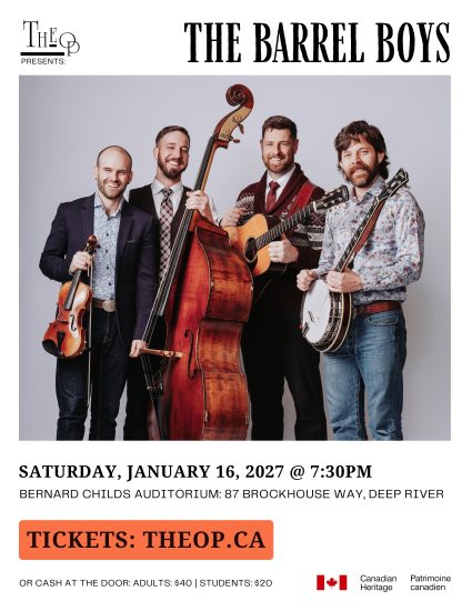 The Barrel Boys — Sat • Jan 16 • 7:30 PM — Bernard Childs Auditorium